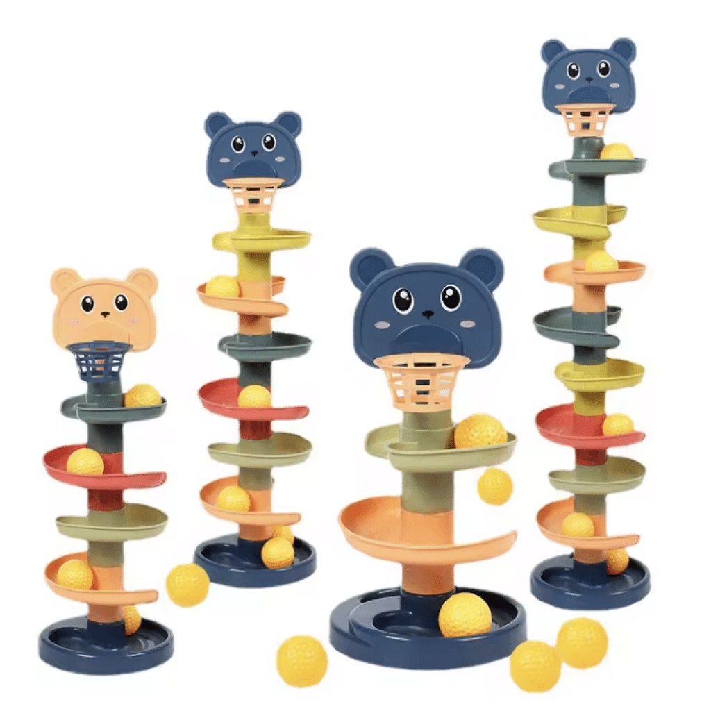 Jouet Montessori Balle Roulante – Éveil Sensoriel et Motricité