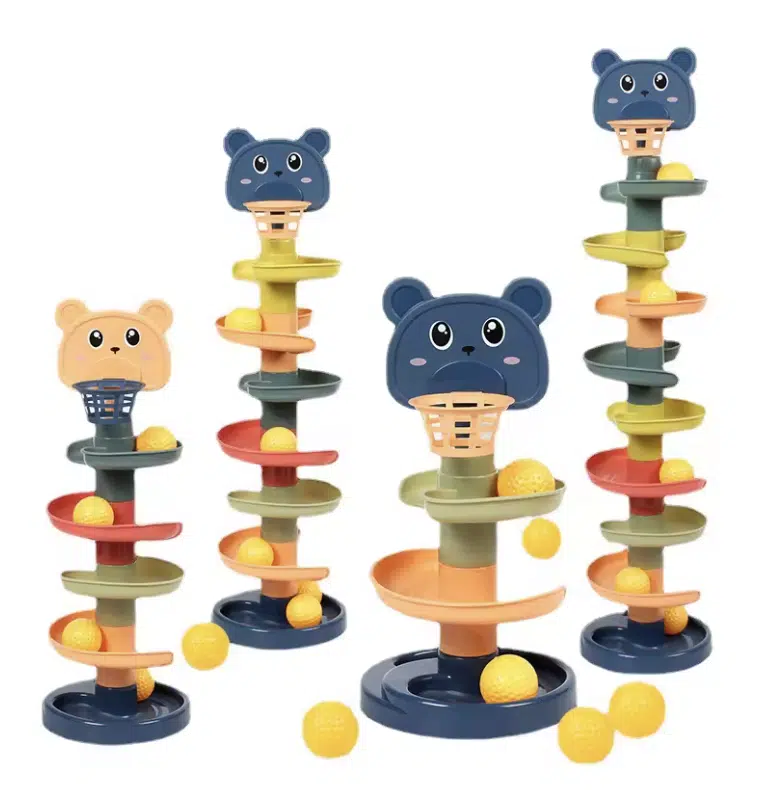 Jouet Montessori Balle Roulante – Éveil Sensoriel et Motricité