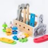 Caisse à Outils en Bois pour Enfants
