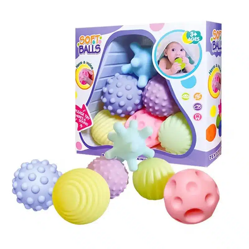 Ballons Sensoriels en Silicone set de 6