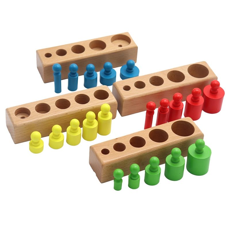 Blocs Cylindriques Montessori