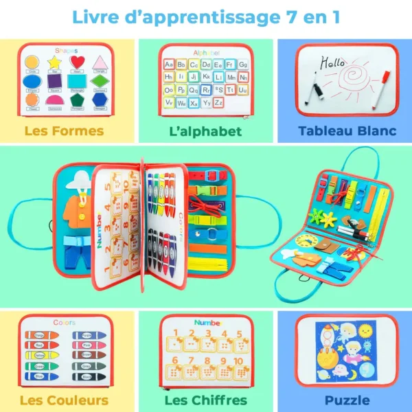 La Mallette Montessori 7-en-1 | Busy Board – Image 4