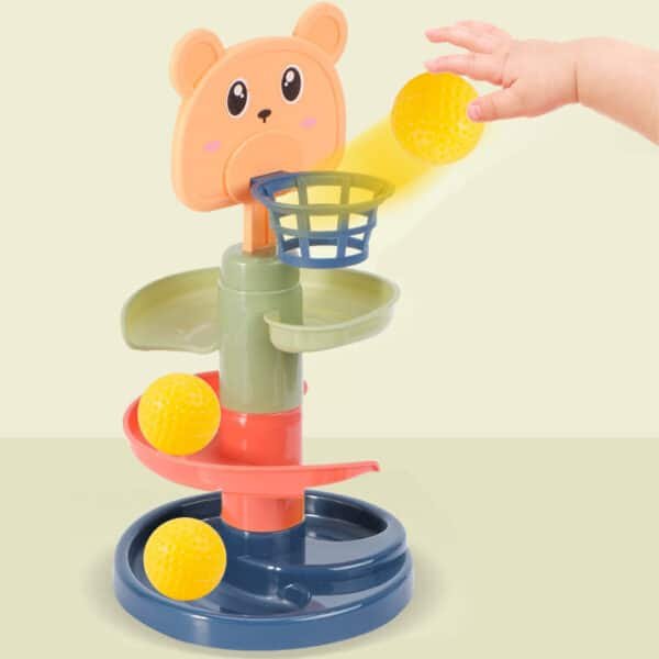 Jouet Montessori Balle Roulante – Éveil Sensoriel et Motricité