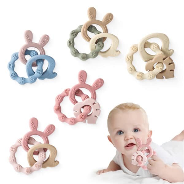 Anneaux de Dentition Sensoriels en Silicone