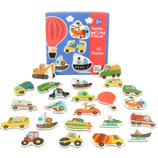 Coffret de 23 Puzzles pour Enfants