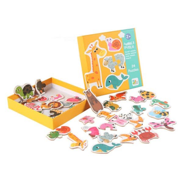 Coffret de 23 Puzzles pour Enfants