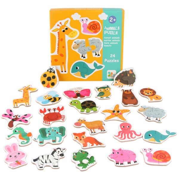 Coffret de 23 Puzzles pour Enfants
