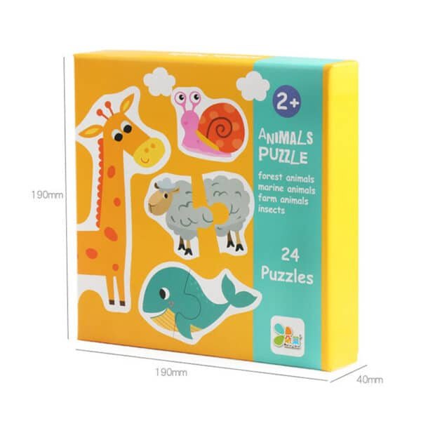 Coffret de 23 Puzzles pour Enfants
