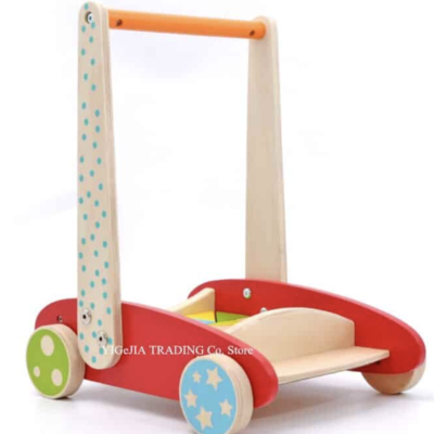 Chariot de marche en bois Montessori