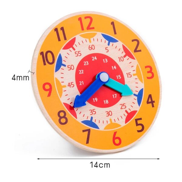 Horloge en bois pour enfants