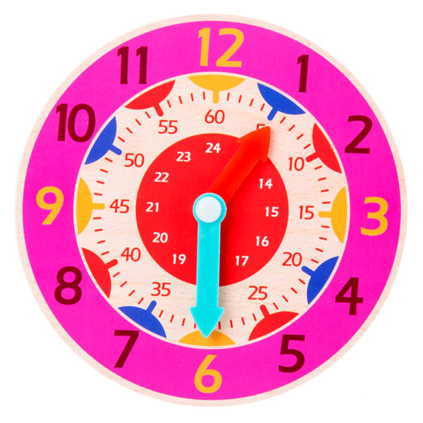 Horloge en bois pour enfants
