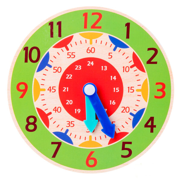 Horloge en bois pour enfants
